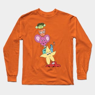 guffy character stack Long Sleeve T-Shirt